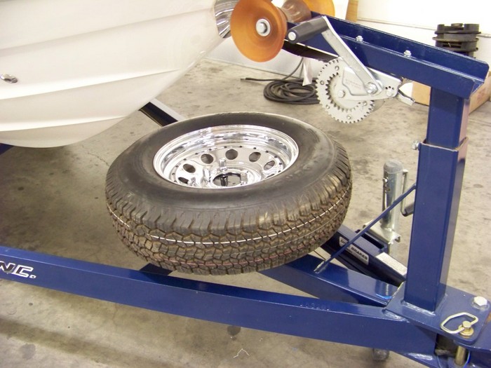 Boat Trailer Spare Tire Mount