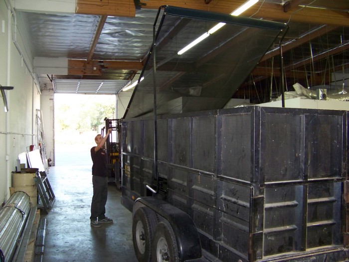 Dump Trailer Tarp Install