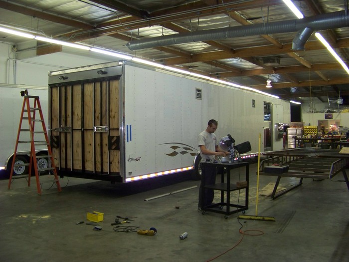 48ft Pace Rear Door Rebuild
