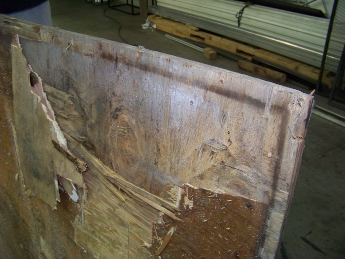 48ft Pace Rear Door Rebuild