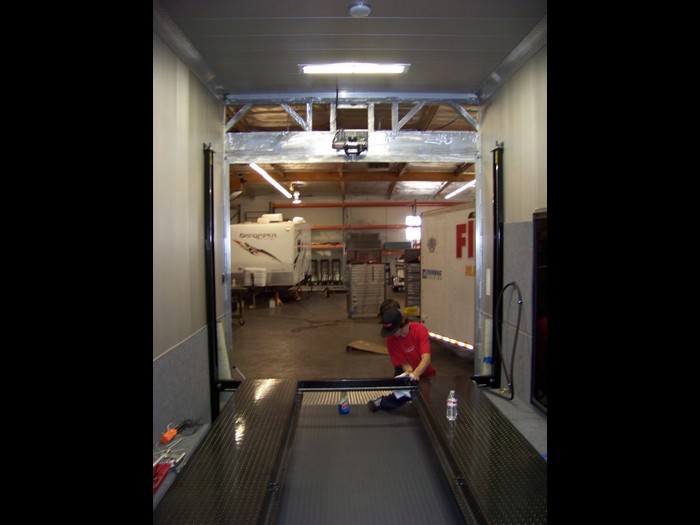 Aluminum Stacker-Widen Rear Door