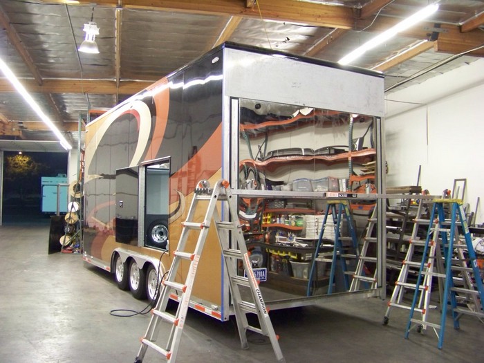 Aluminum Stacker-Widen Rear Door