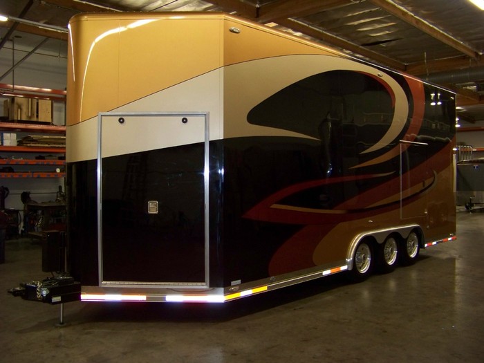 Aluminum Stacker-Widen Rear Door
