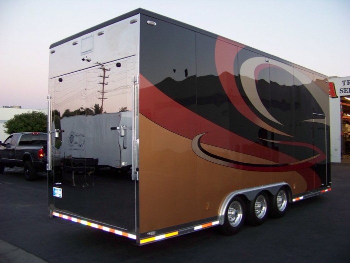 Aluminum Stacker-Widen Rear Door