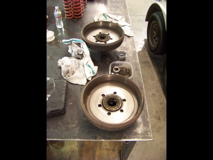 Axle Svc & battery install