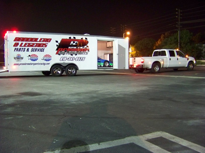 Premier Motorsports Trailer