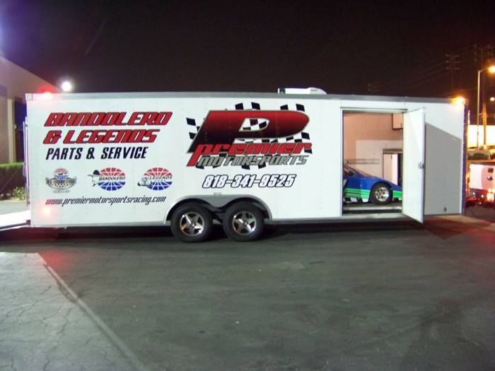Premier Motorsports Trailer