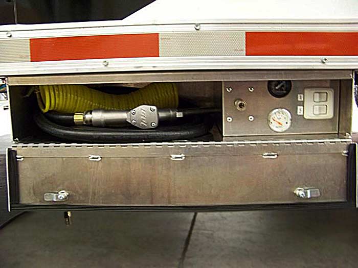 GPI fuel station-fuel nozzle storage and vitals. 