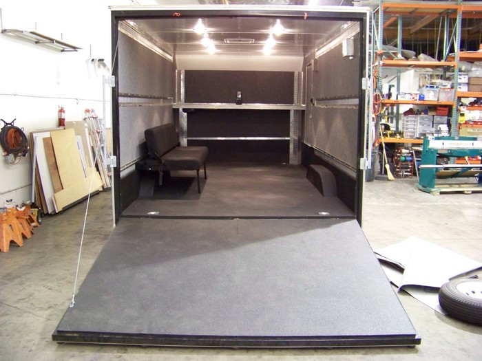 Custom E-Track Bed Brackets