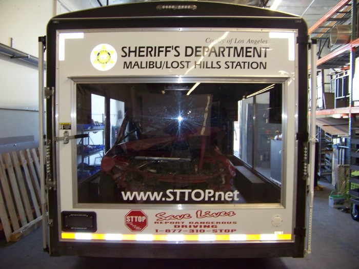 DUI Crash Car Display Trailer