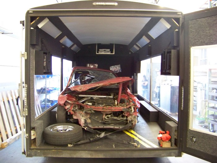 DUI Crash Car Display Trailer