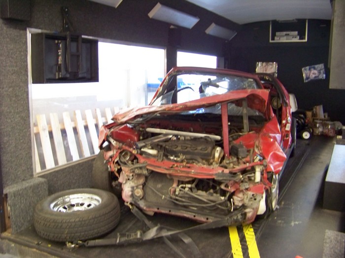 DUI Crash Car Display Trailer