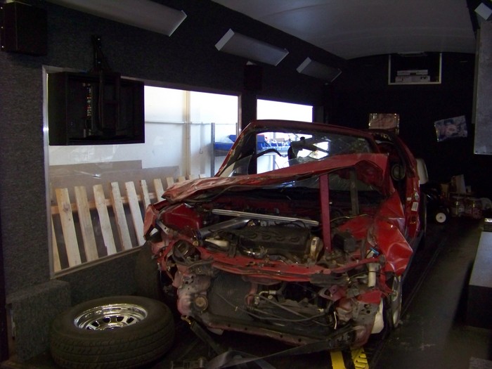 DUI Crash Car Display Trailer