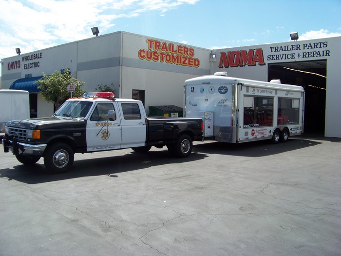 DUI Crash Car Display Trailer