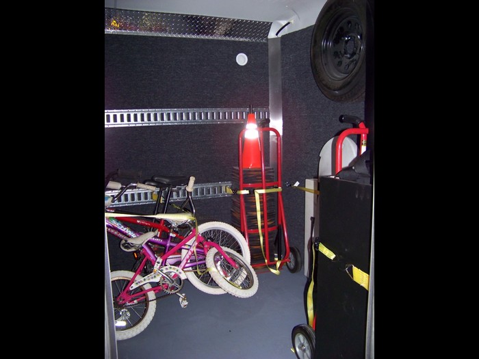 LA Sheriff Bike Safety Trailer