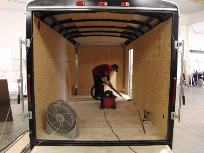 LA Sheriff Bike Safety Trailer