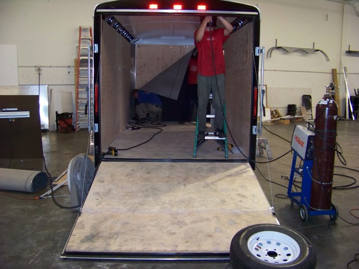 LA Sheriff Bike Safety Trailer