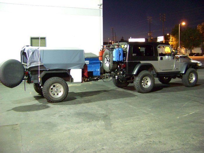 Jeep and Trailer