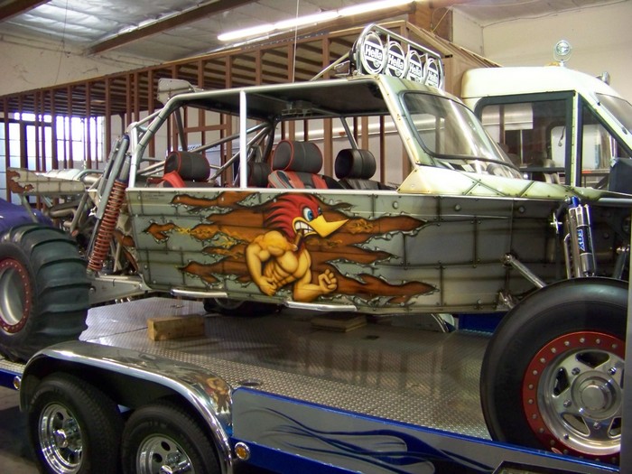 Woody Sand Car