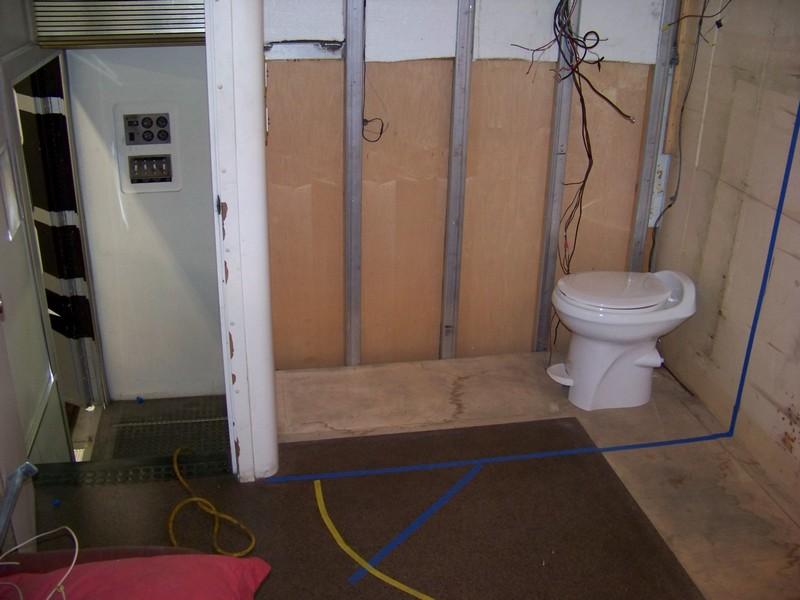 Bathroom Addition For Supercross Race Trailer
