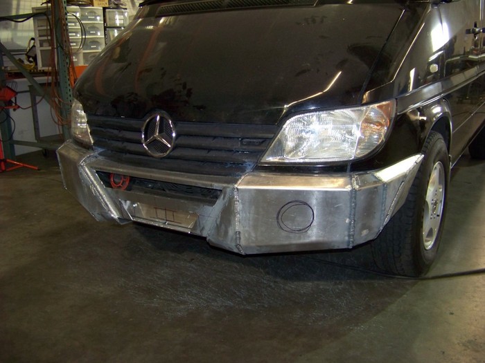 Mercedes Van Aluminum Bumpers