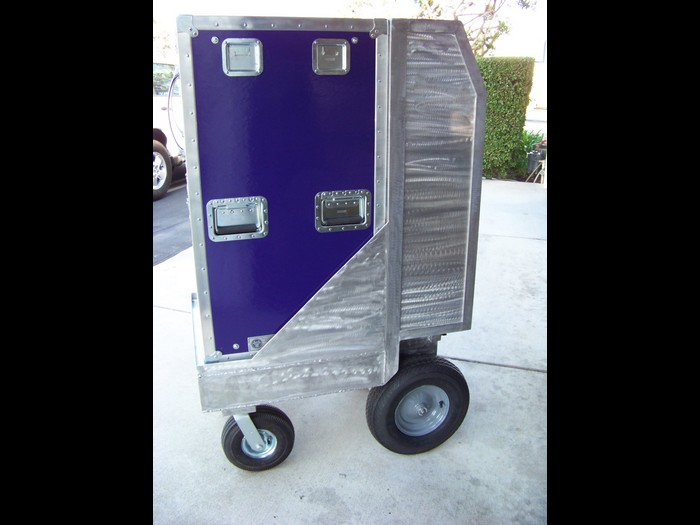 Aluminum Camera Box Cart
