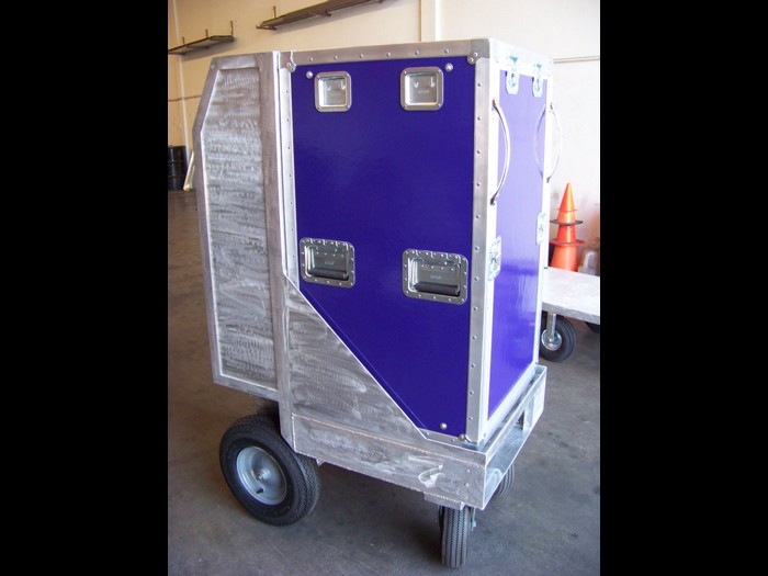 Aluminum Camera Box Cart