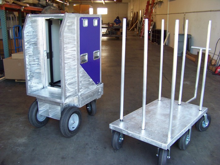 Aluminum Camera Box Cart
