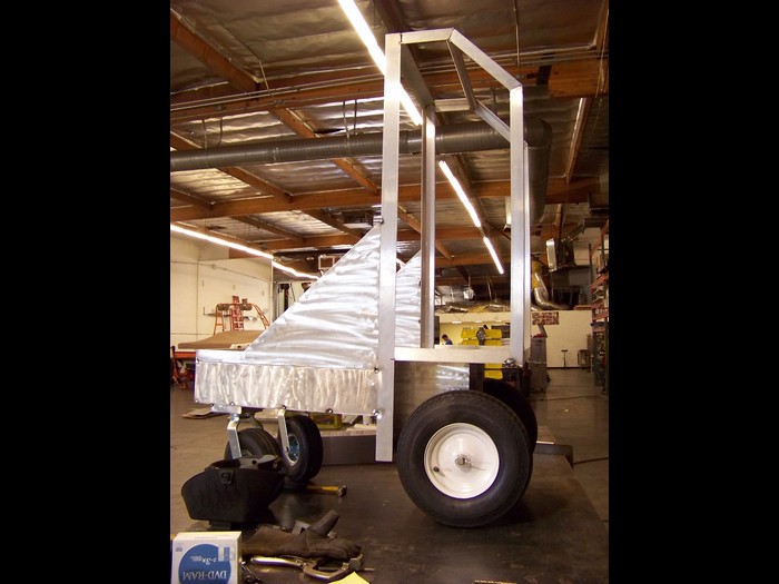 Aluminum Camera Box Cart