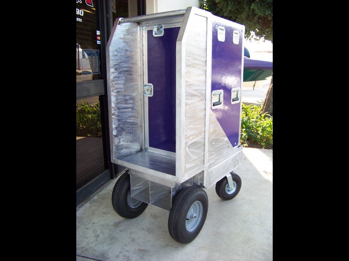 Aluminum Camera Box Cart