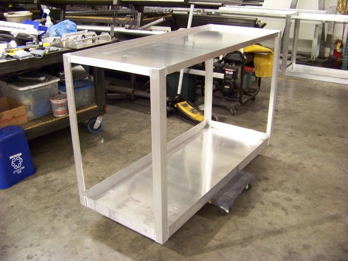 Aluminum Craft Service Carts