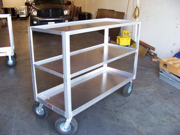 Aluminum Craft Service Carts