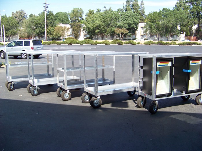 Aluminum Craft Service Carts