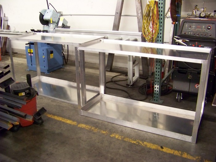 Aluminum Craft Service Carts