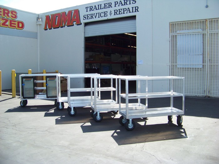 Aluminum Craft Service Carts