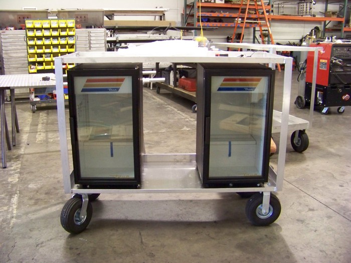 Aluminum Craft Service Carts