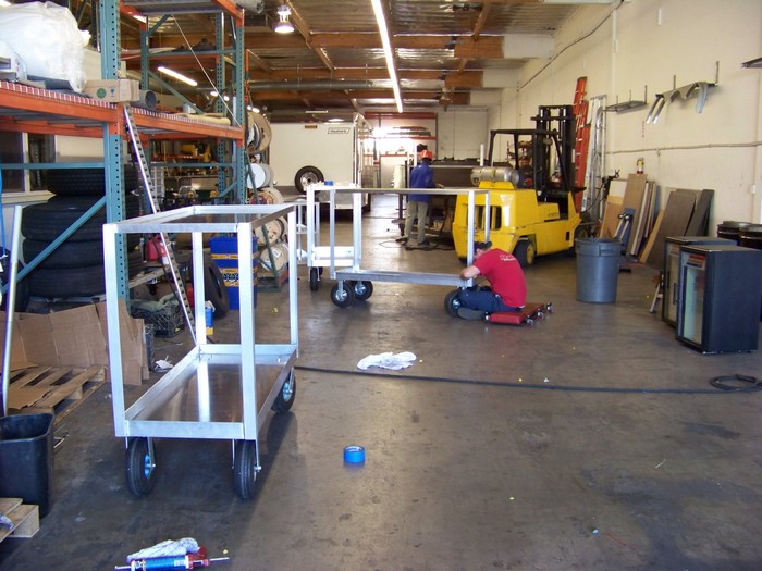 Aluminum Craft Service Carts