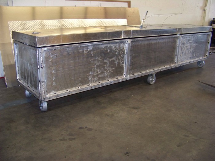 Aluminum Dolly Track Box