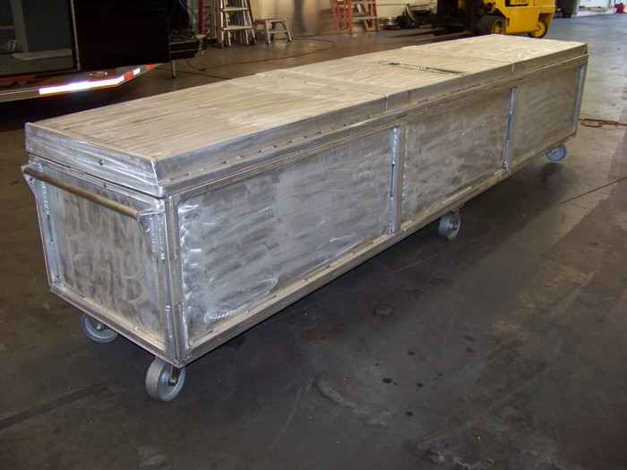 Aluminum Dolly Track Box