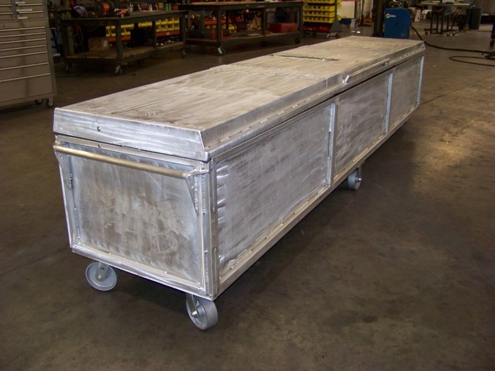 Aluminum Dolly Track Box